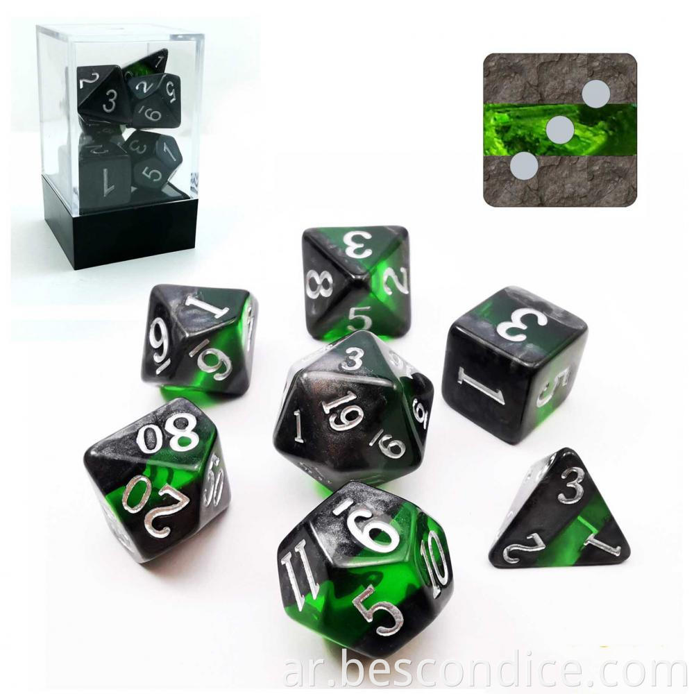 Mineral Rocks Gem Vines Polyhedral Dice 1